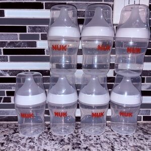 NUK Baby Bottles - Set of 7